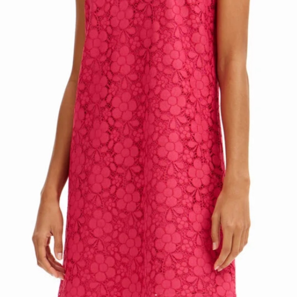Desigual Pink Lace Dress